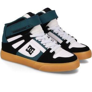DC Kids' Sneakers - Black, White, and Teal